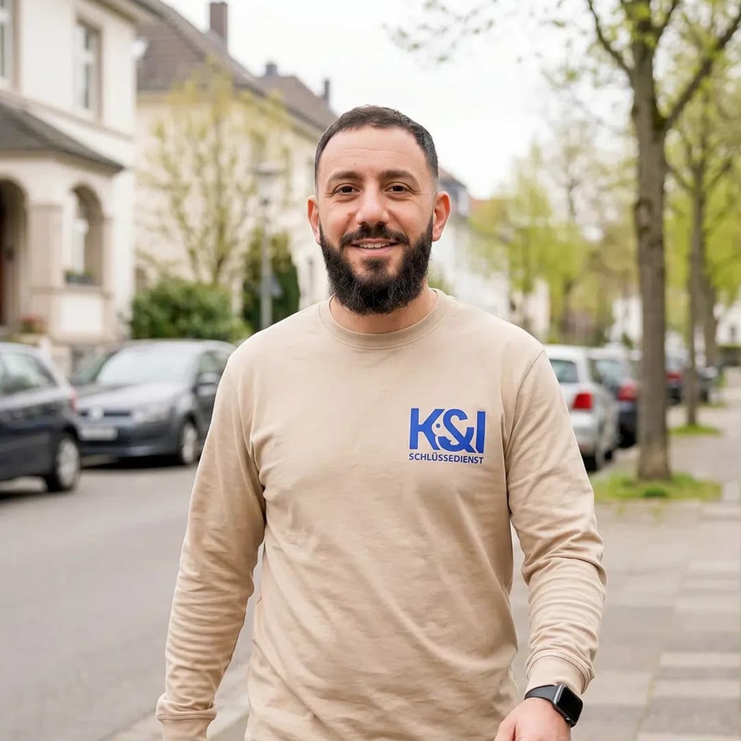 K&I Schlüsseldienst Experte mit Autoschlüssel bereit für Einsatz in Stuttgart Degerloch Waldau